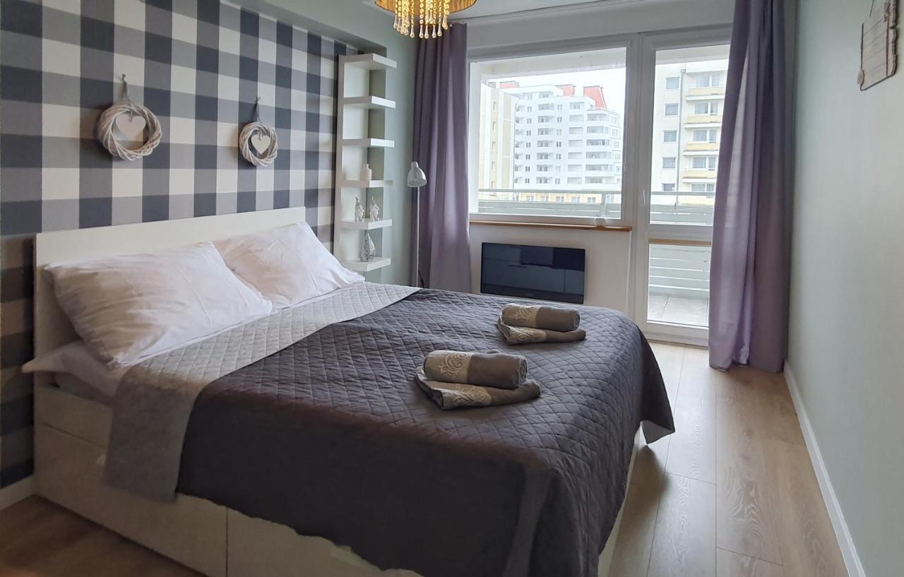 Holiday Home Slavia New 408 Z Sypialnia I Balkonem Przy Plazy Miedzyzdroje Kültér fotó